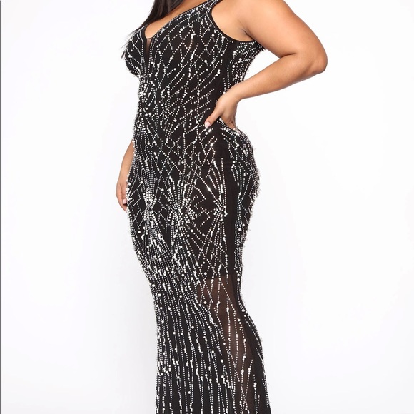 Fashion Nova Dresses & Skirts - Fashion Nova Piece of Cake Pearl Dress - Black